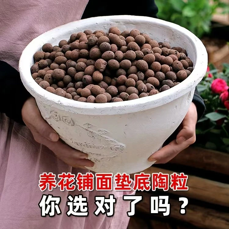【粉丝专属】园艺陶粒轻质透气垫底陶土粒水培养花透水防烂根多肉