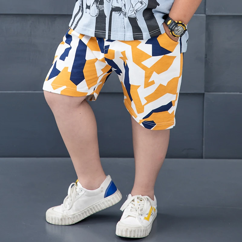 胖男童条纹裤 KZ-3622夏季儿童薄款大童中大童休闲中裤裤子五分