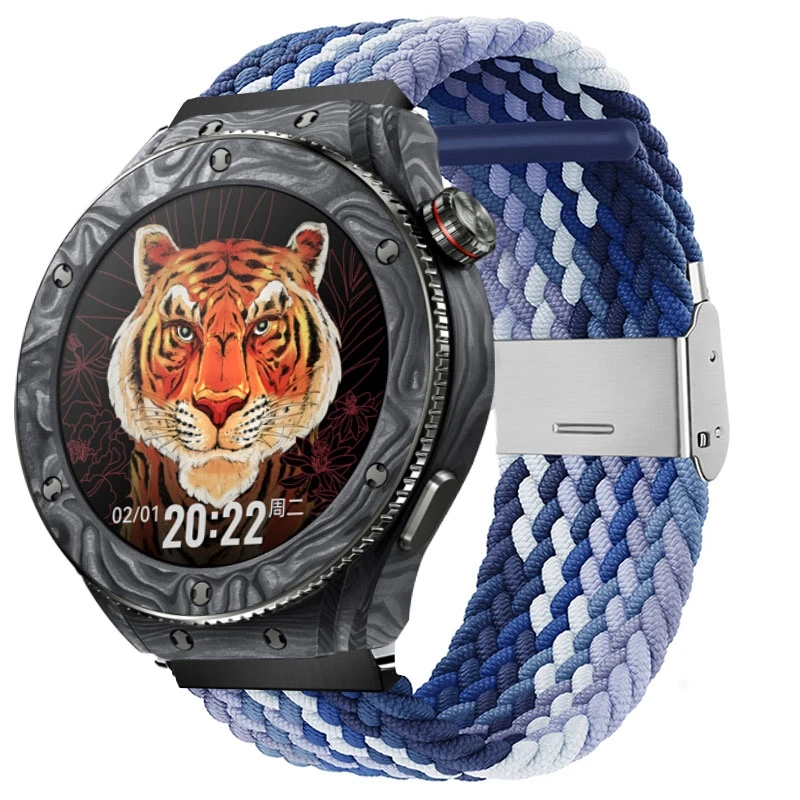 适用GT3/Watch 3手表表带GT4/Pro腕带GT5编织弹力46Magic尼龙22mm