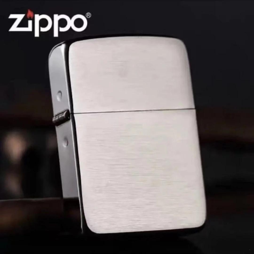 ZIPPO/之宝【41光板】镀铬拉丝-美版原版光板-简约经典打火机MBX1H