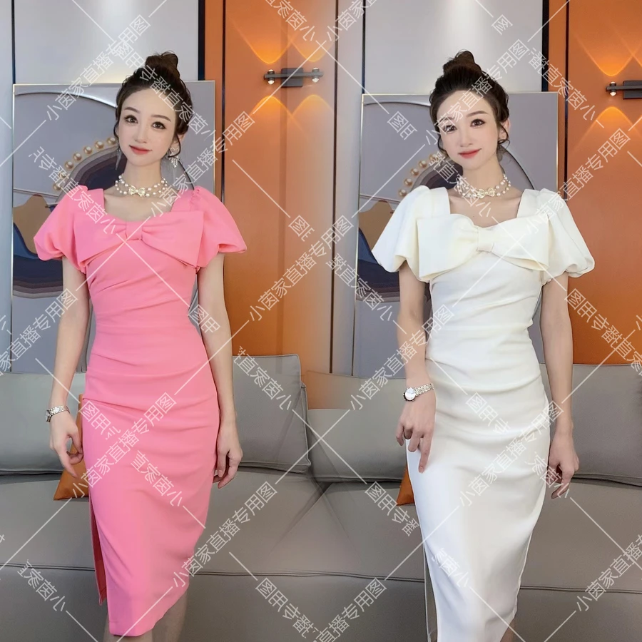 【小茵家】改良蝴蝶修身连衣裙