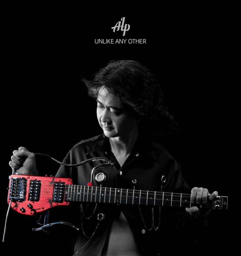 【维京人乐器】ALP ADS-361HCL陈磊签名款旅行折叠无头静音吉它
