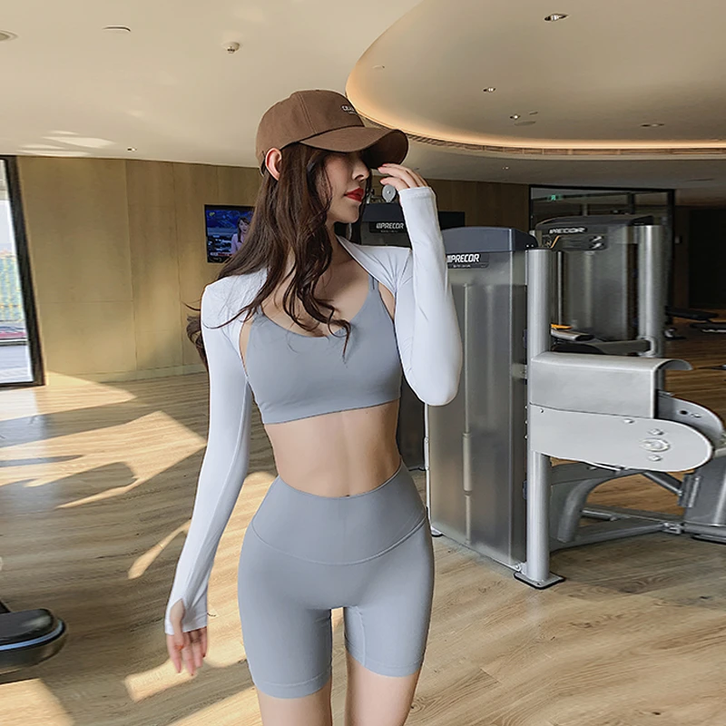 卡卡运动坎肩女修身瑜伽服外穿防晒速干小衫