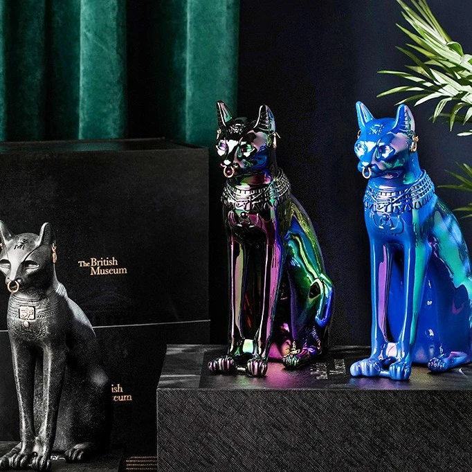 大英博物馆盖亚·安德森猫复刻品摆件送长辈送领导礼物