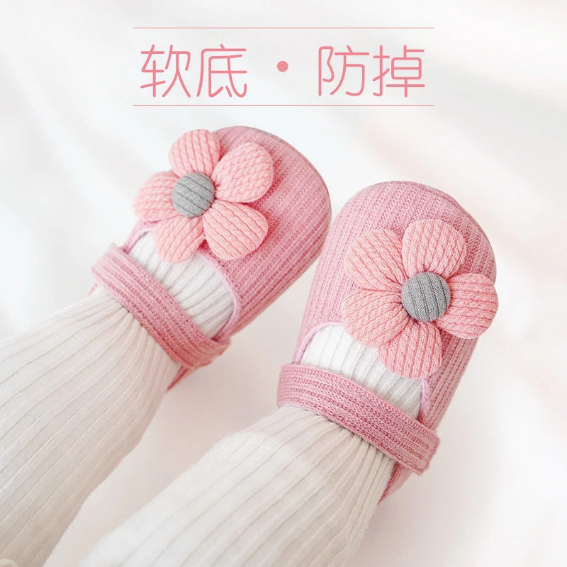 宝宝学步鞋春秋季女婴公主鞋0-1岁婴儿鞋女童软底防掉6-12个月