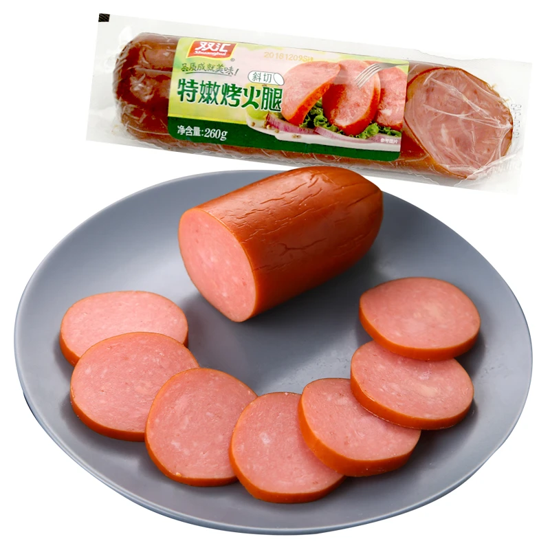 【临期】双汇斜切特嫩烤火腿260g*2支（一个月左右）