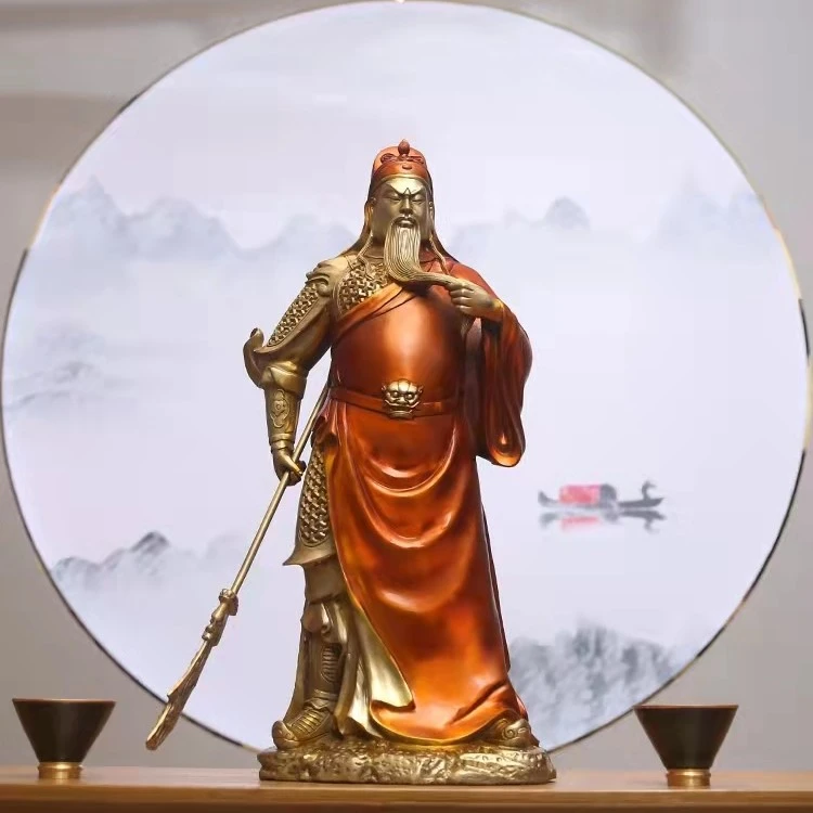 铜王爷  武圣关公 摆件 武财神爷 关公