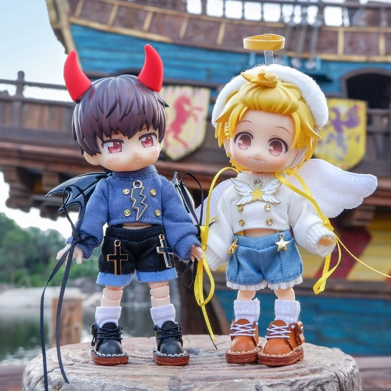 OB11娃衣小天使小恶魔套装 Molly娃娃衣服12分bjd GSC素体 P9