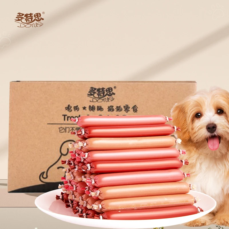 多特思狗狗火腿肠泰迪大型犬通用食用整箱150支实惠装互动奖励