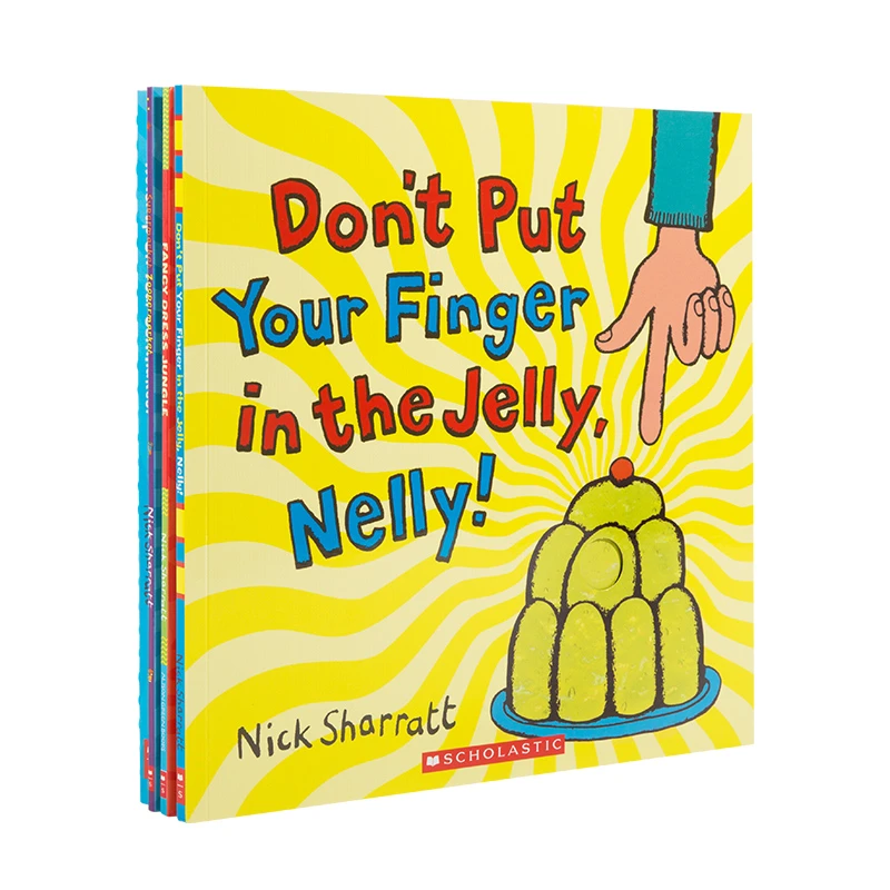 【小彼恩】Nick Sharratt 互动游戏书套装4册 点读版