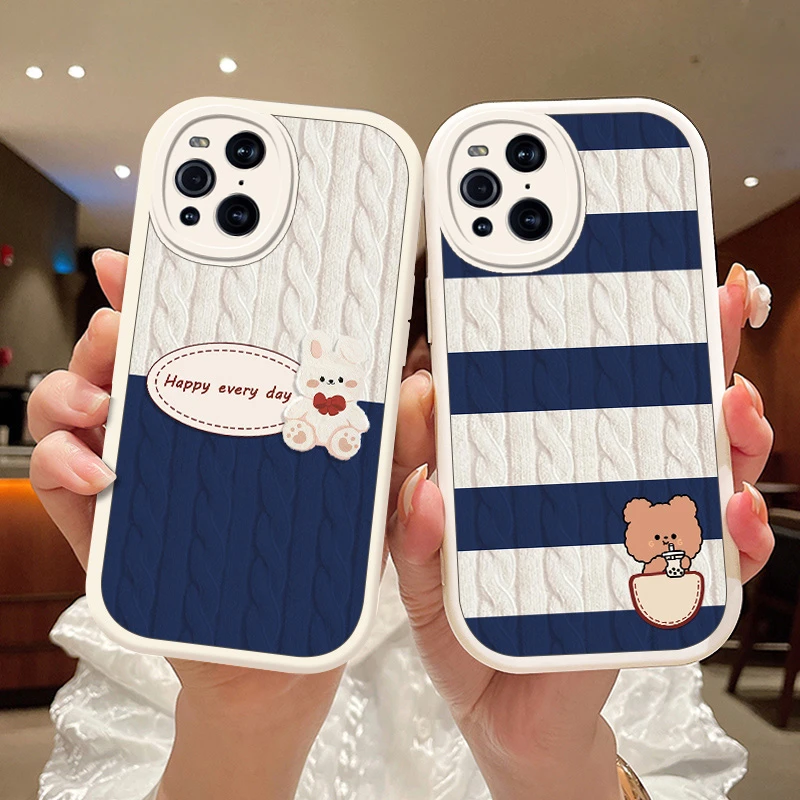 小萌宠oppofindx3手机壳findx3pro小羊皮保护套创意全包镜头新款