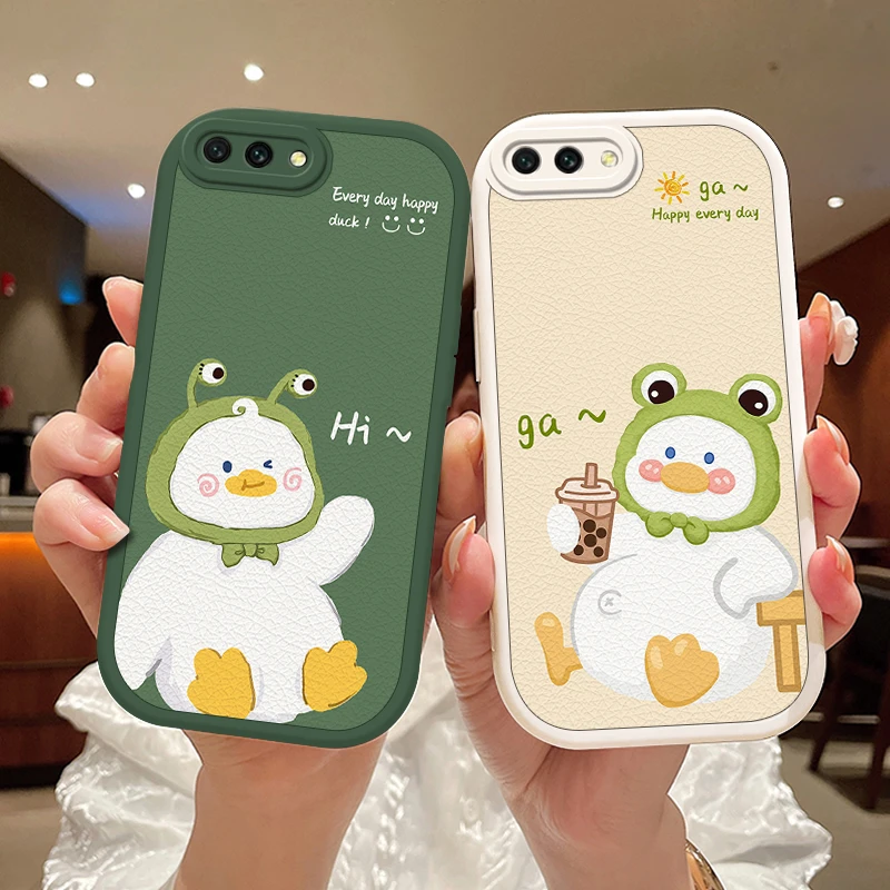 超萌鸭适用华为mate40手机壳mate40pro轻薄40e情侣硅胶防摔高级保