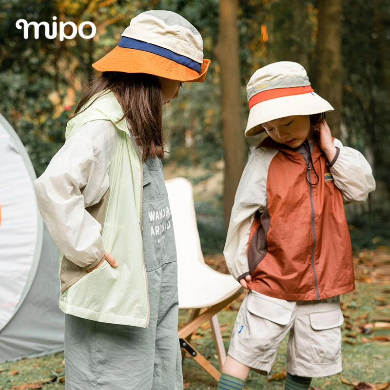 【UPF50+】mipo儿童防晒服户外夏季轻薄外套防紫外线防晒皮肤衣DB
