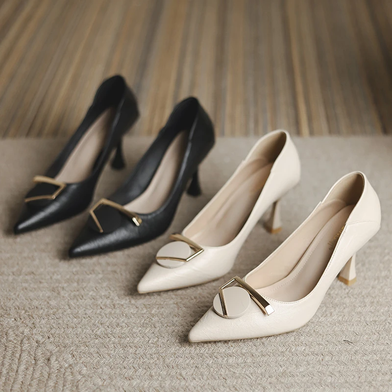 KABINGNI/卡冰妮5厘米7厘米细跟高跟鞋职业休闲百搭伴娘高跟鞋