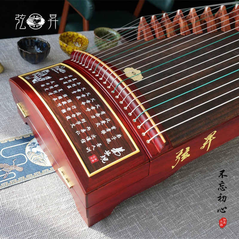 弦昇不忘初心S163演奏级古筝红花梨实木古筝成人古筝儿童古筝