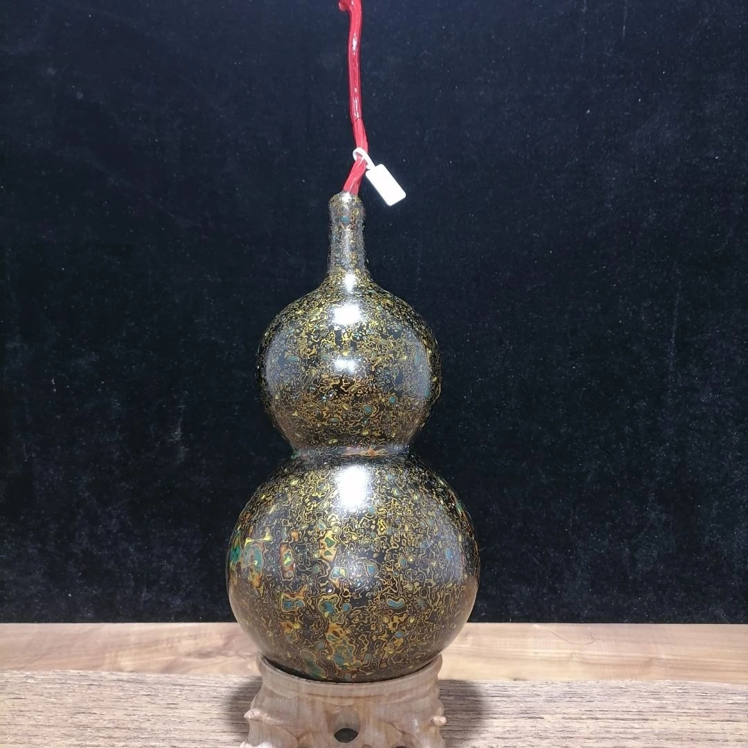 盛泰葫芦 藏品级 大漆葫芦 黑金系列【葫芦高度29公分】
