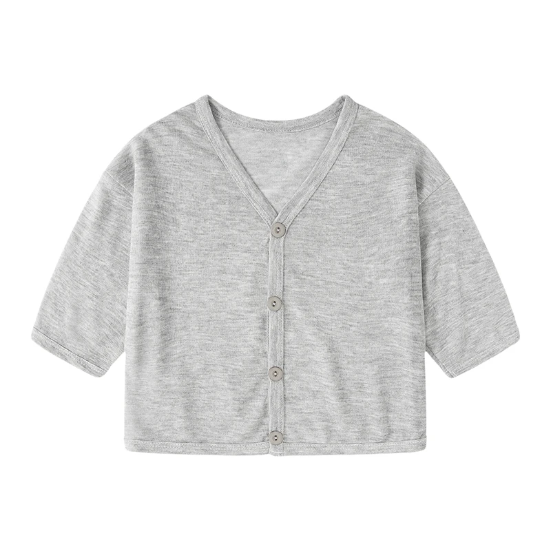 女婴儿童上衣服男童宝宝外小童女童夏季外出服超薄款透气