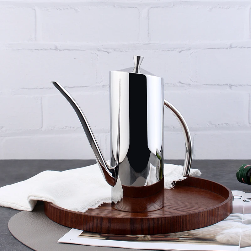 18/10保温大容量带盖酒店欧式大号不锈钢储油罐油壶750ml460g