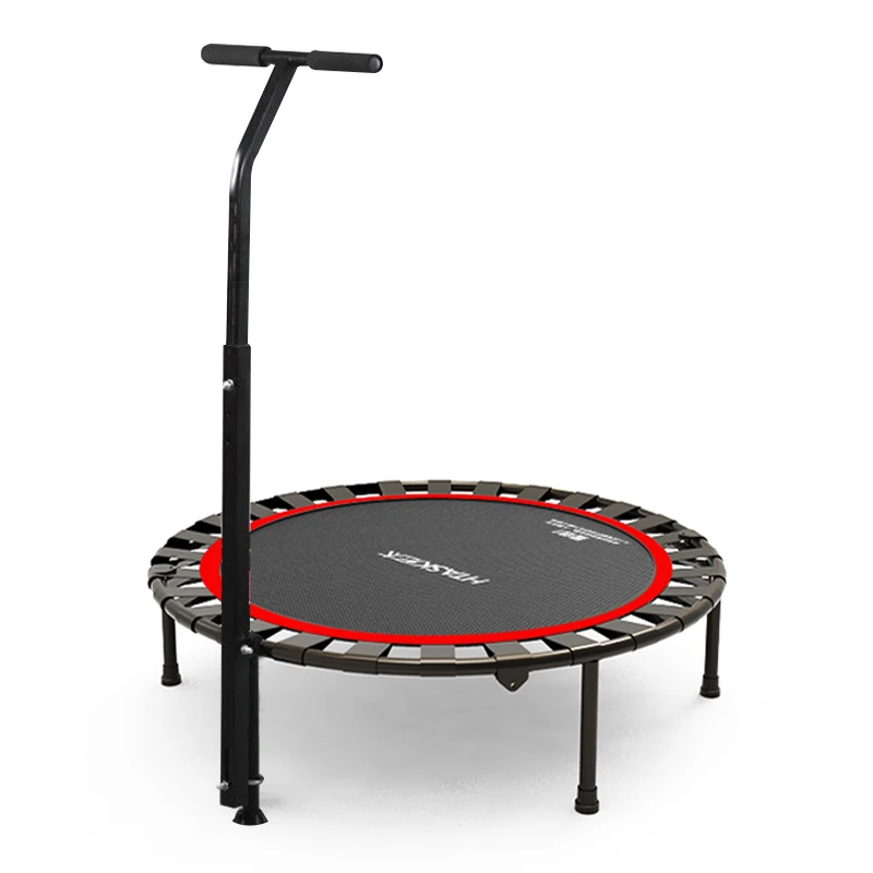 HongTai/宏太40寸带扶手亲子织带布款蹦蹦床室内娱乐跳跳床可折叠