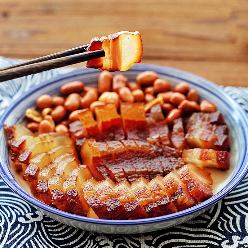 LUBAO/陆宝陆川土猪腊肉328g广式腊味广西特产腊肉