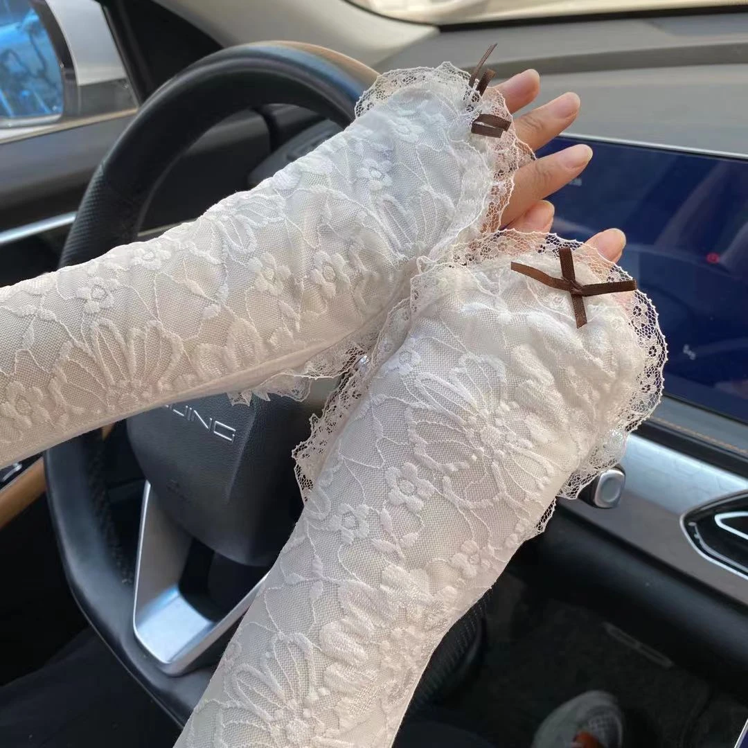 夏季冰袖冰丝袖套女防紫外线防晒手臂套袖袖子手袖护臂电动车