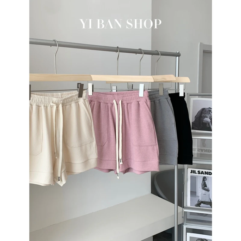 遮肉显瘦的坑条短款休闲裤 夏日B备单品