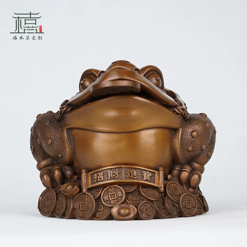 家居摆件办公室摆件开业铜摆件 金蟾铜工艺品摆件 礼品摆件