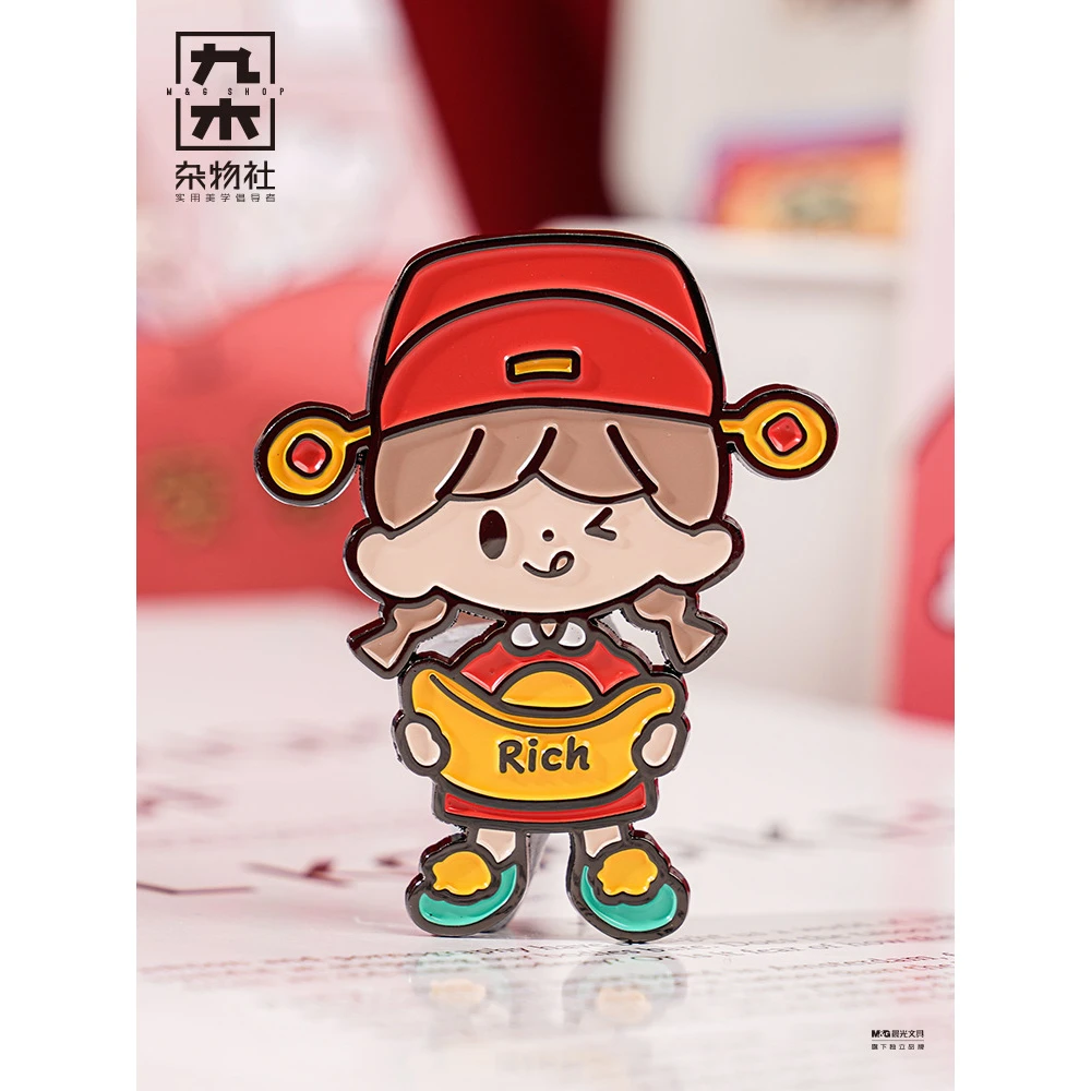 九木杂物社卓大王胸针徽章惊喜盒卡通可爱配饰生日礼闺蜜少女心