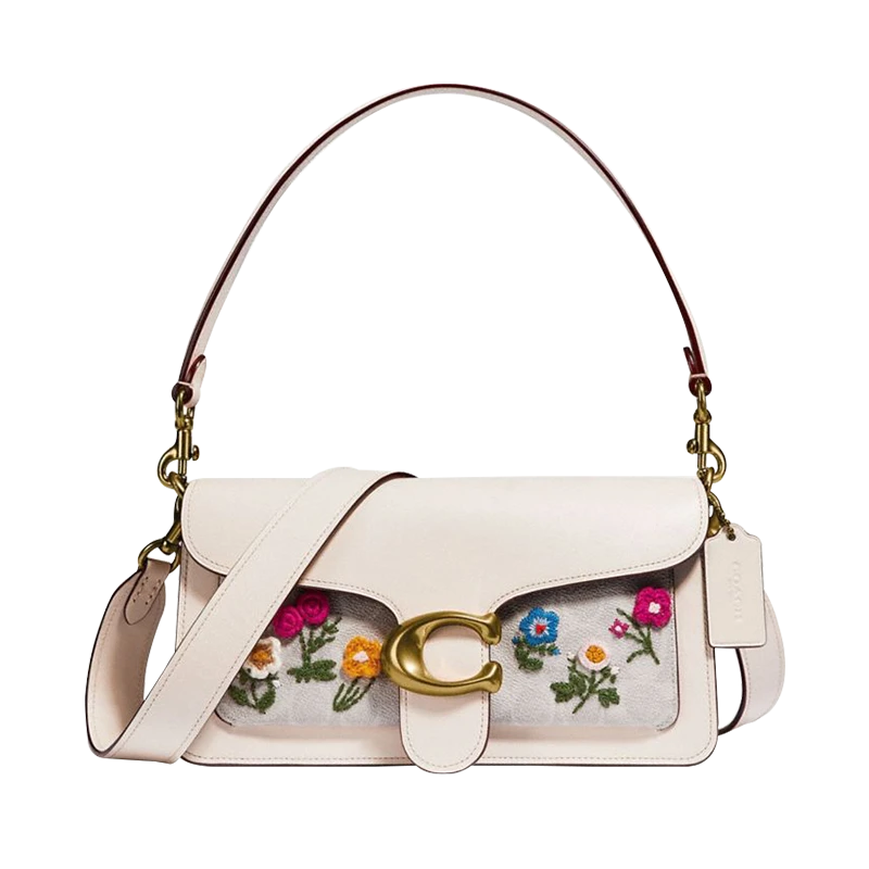 COACH/蔻驰 女士印花拼色tabby系列单肩斜挎包包 627 香港直邮