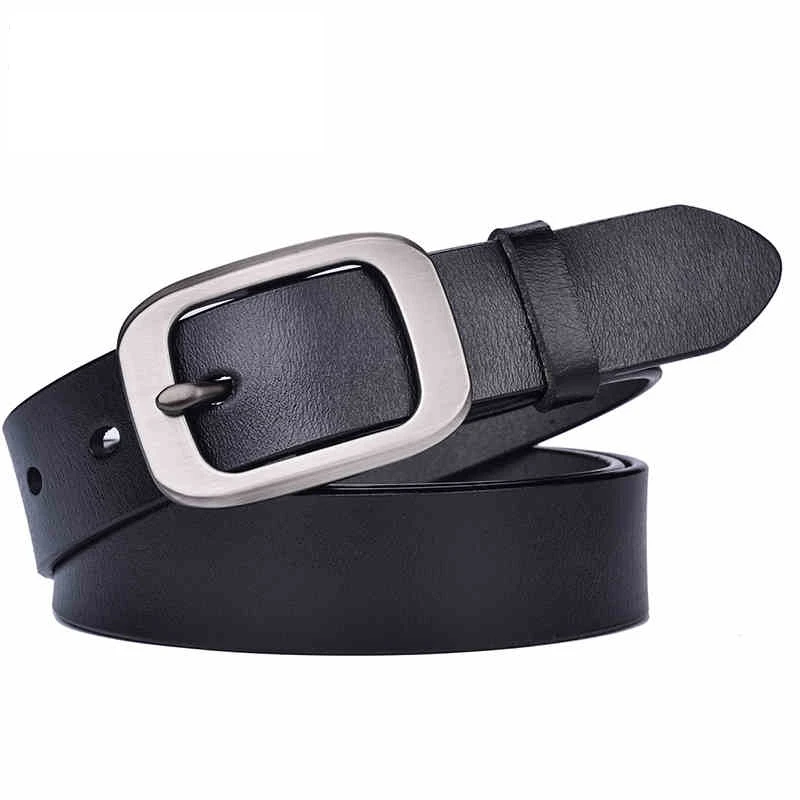 新款女士腰带简约百搭皮带时尚装饰纯牛皮女款裤带牛仔裤配饰韩版