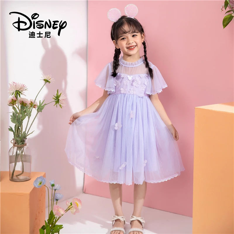【杭妈断码福利】Disney/迪士尼夏立体花朵连衣裙XCW2SQ176儿童