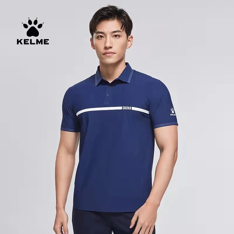 KELME运动短袖速干透气polo衫翻领团购商务休闲上衣T恤夏训练