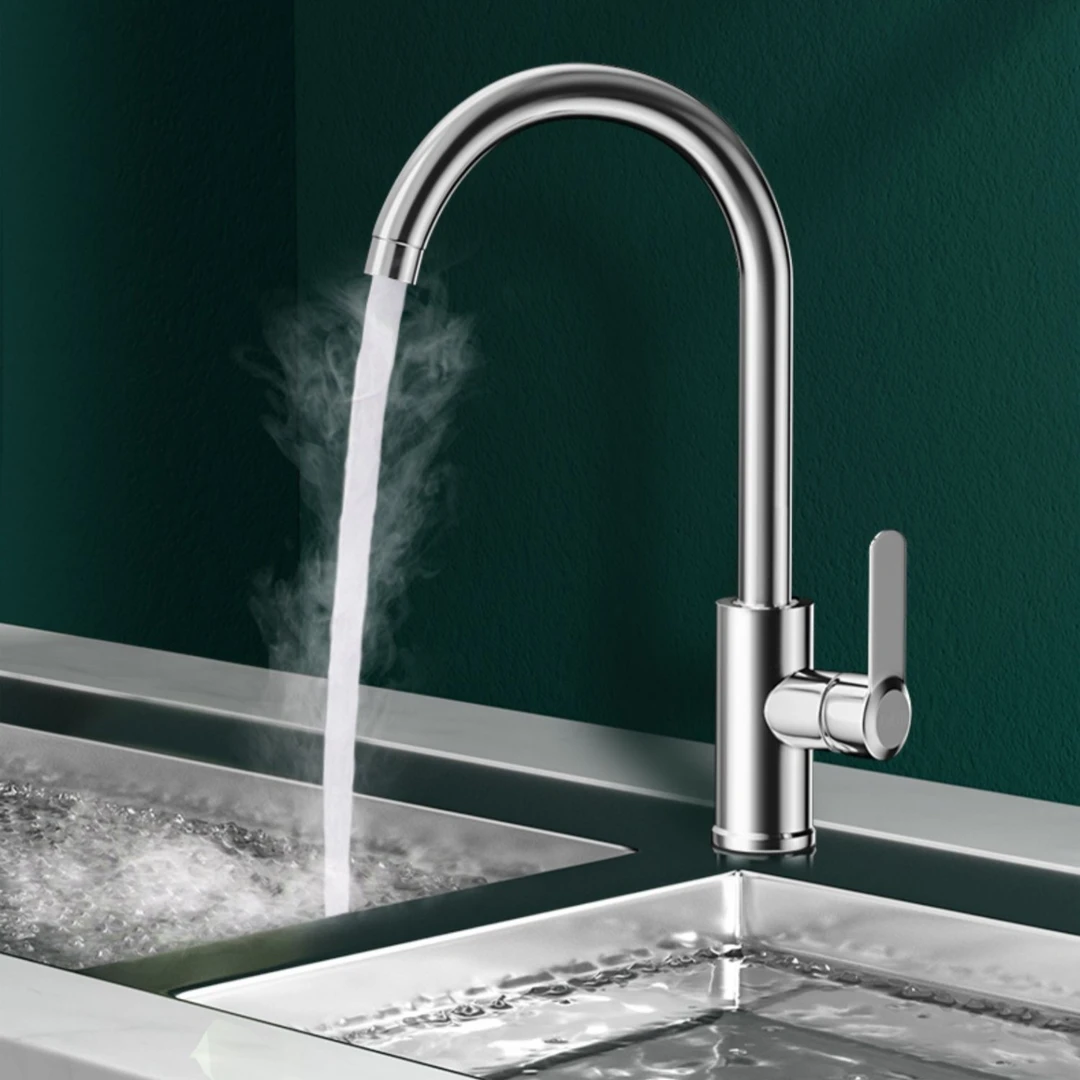 厨房水龙头冷热二合一头全铜阳台洗菜盆洗碗池家用洗手盆单冷旋转