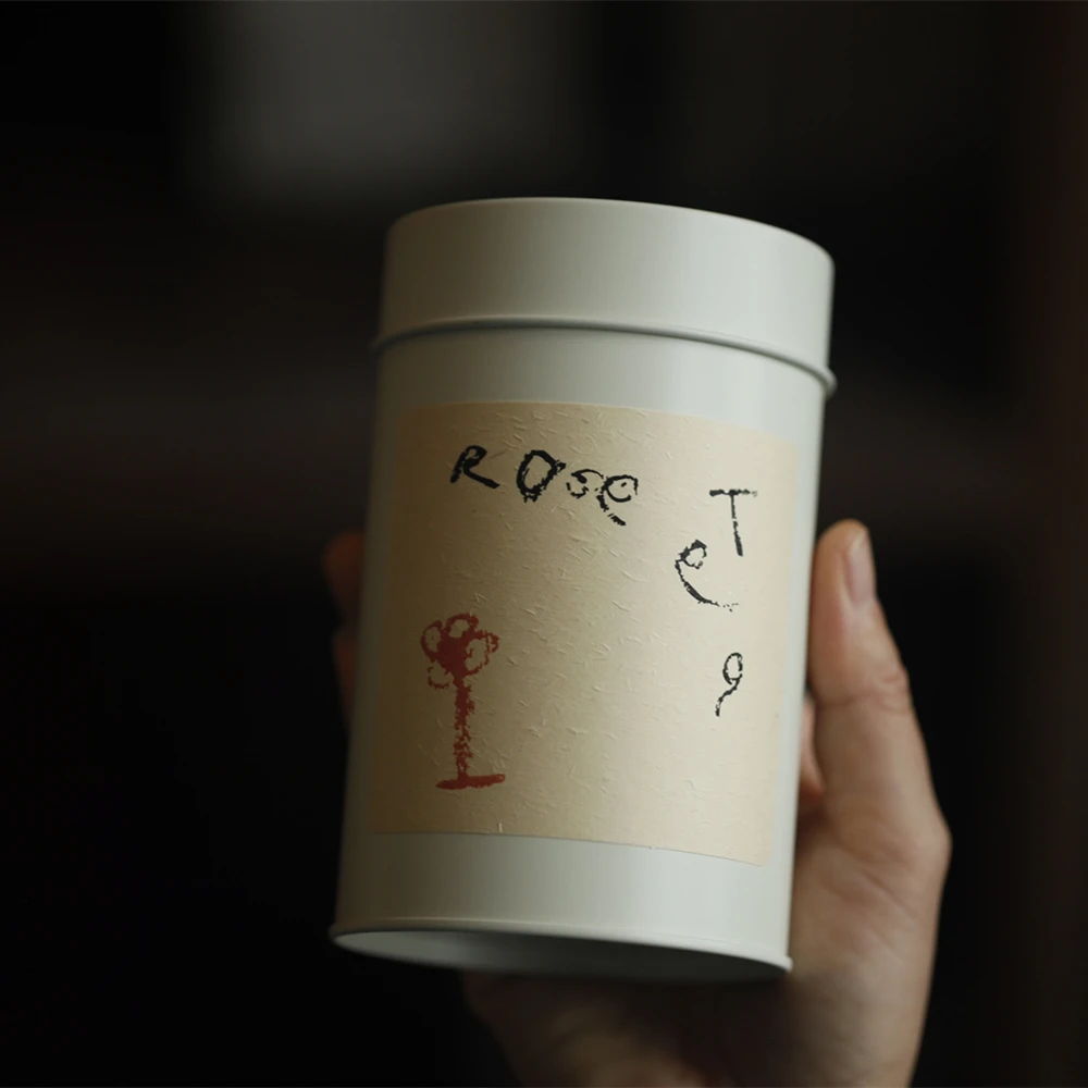 自是玫瑰红茶 浓郁蜜甜香 政和高山 平阴玫瑰 耐泡 罐装 60克花茶