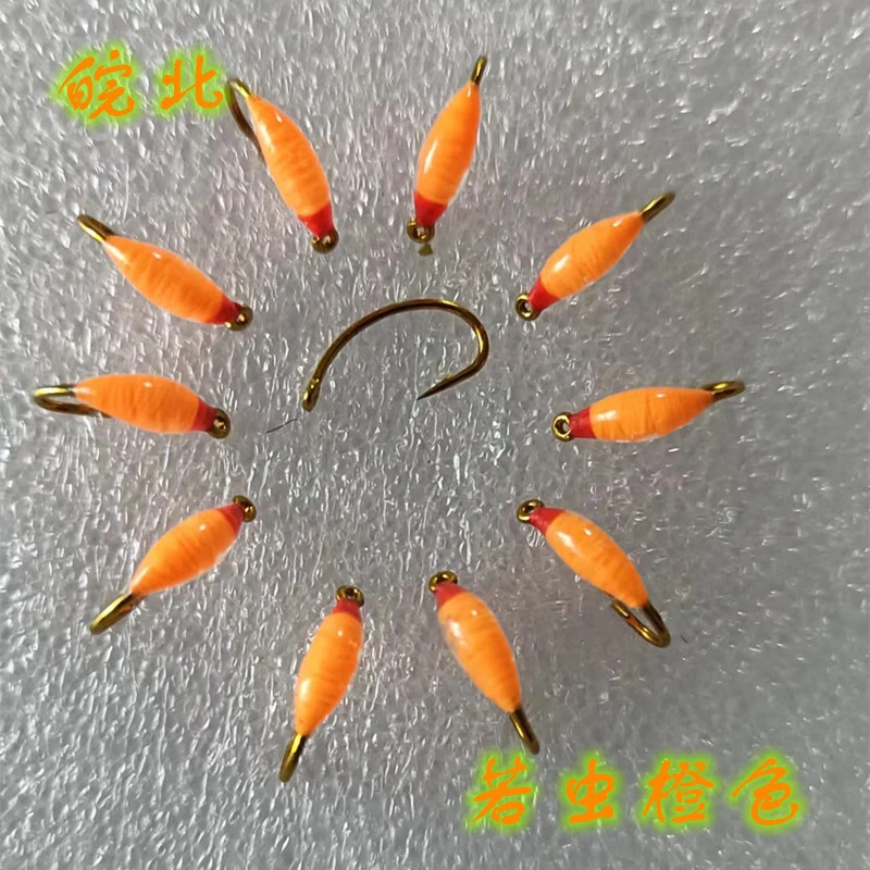 路亚饵飞蝇钩蓑羽蚂蚁白条假饵沉水苍蝇淡水通杀若虫钩倒刺假鱼饵