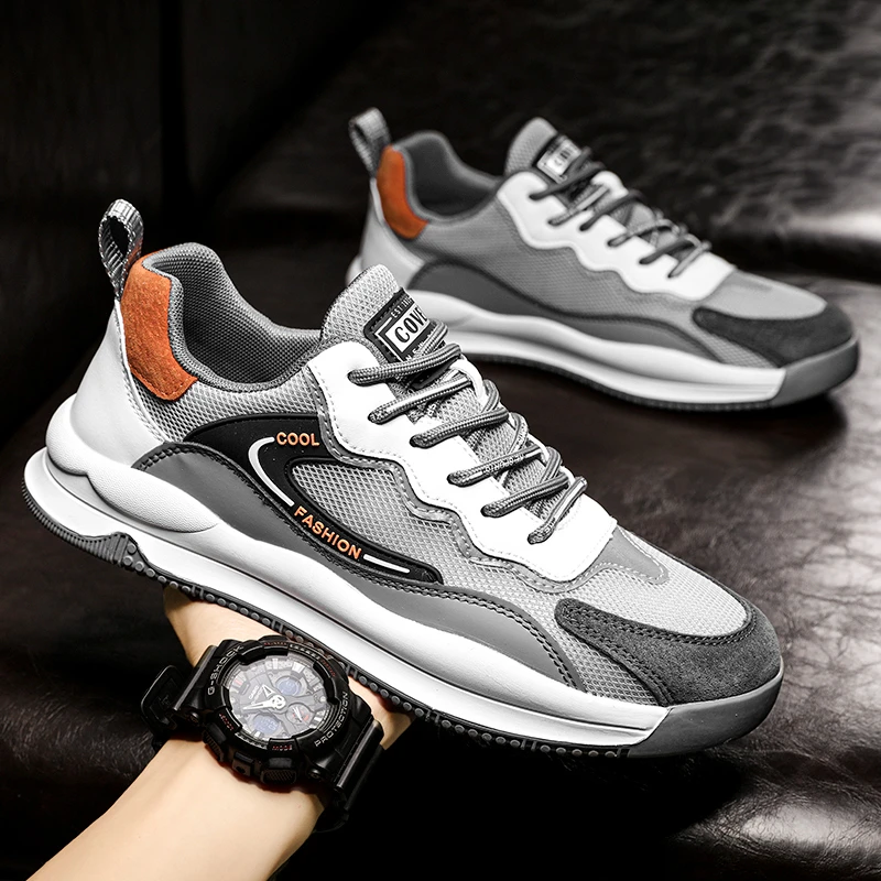 特大码男鞋45夏季网鞋运动鞋46潮流百搭透气跑步休闲板鞋47加肥胖