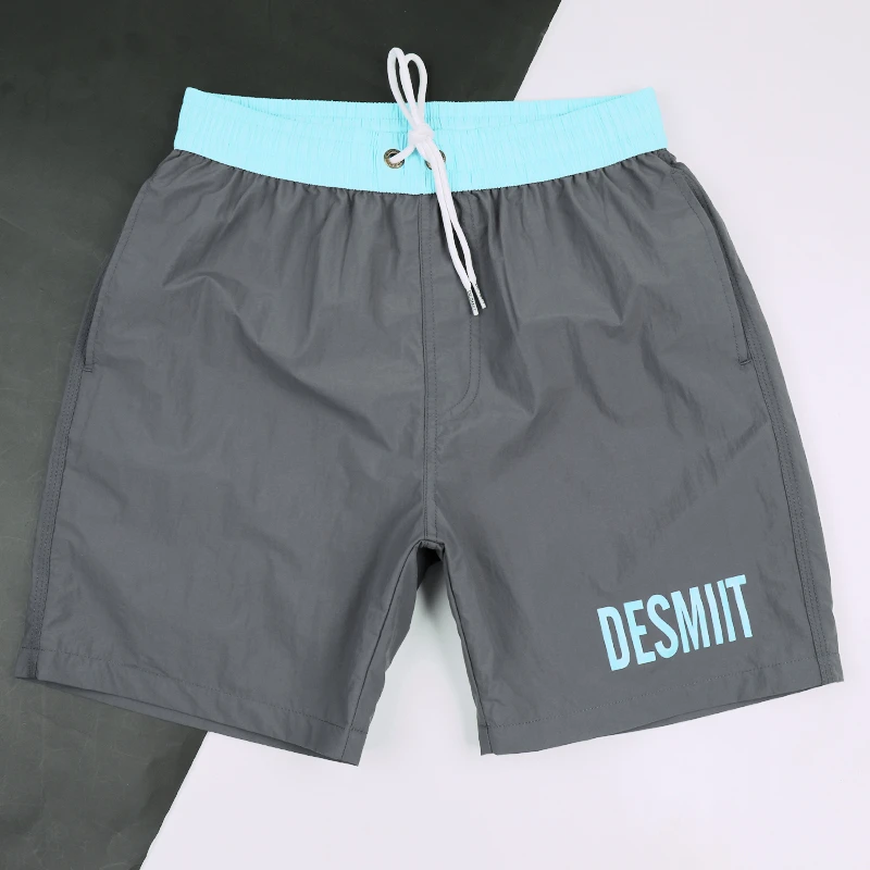 男士沙滩裤 宽松速干四分裤 夏季凉爽舒适短裤男运动大裤衩游泳裤