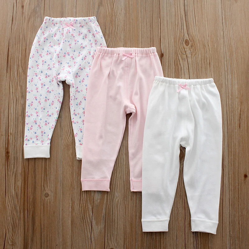 三条装秋冬儿童长裤宝宝女童保暖裤秋裤棉毛裤纯棉线裤打底裤睡裤