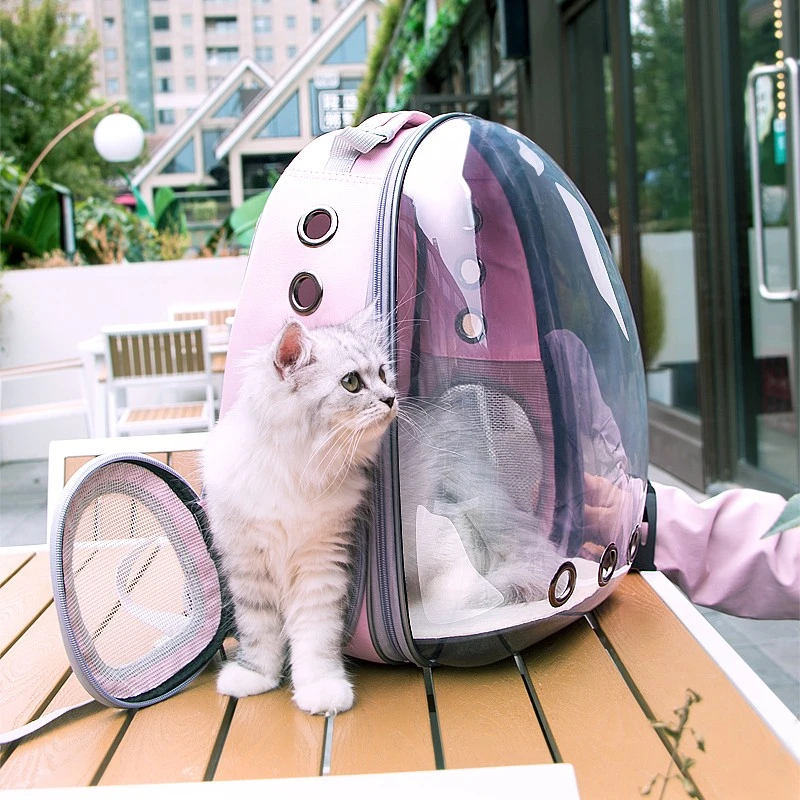 猫包外出便携大容量太空舱宠物笼子双肩装背猫咪狗狗背包外带4057