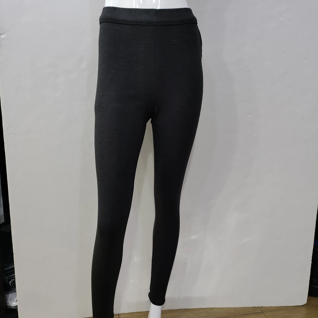 精品羊绒续片纯羊绒加厚女裤保暖显瘦打底裤修身女装女士