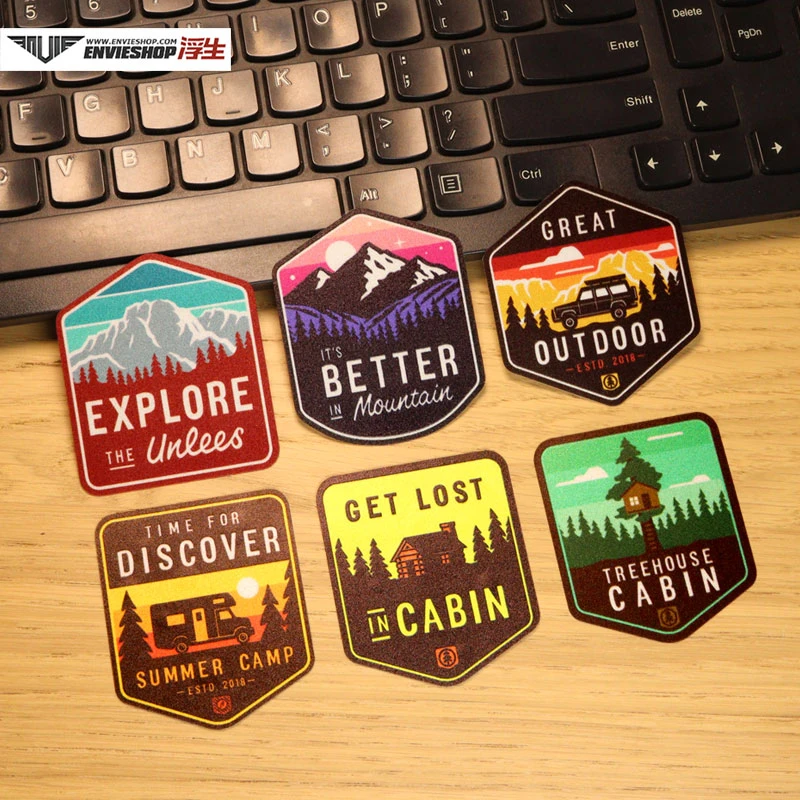 汽车个性创意户外探险露营车贴房车侧窗坦克300反光贴野营越野车