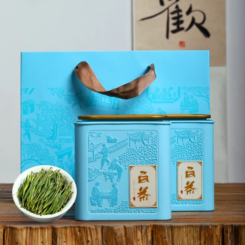 【A吉白茶】新茶 绿茶 150克 明前绿茶 板栗香 散装罐装茶叶