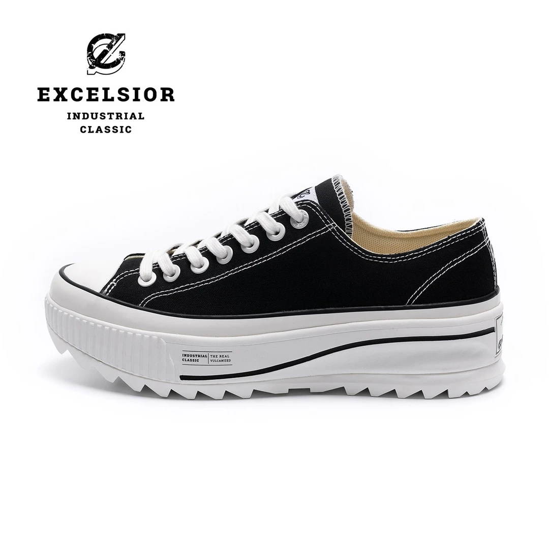 【主播专属】EXCELSIOR饼干鞋透气厚底休闲帆布鞋