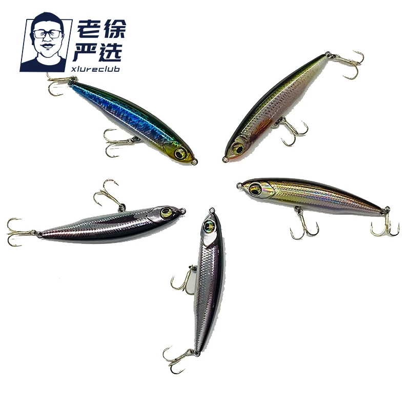 3D打印仿生小铅笔 全泳层拟饵（3g、5g  5支5色装）