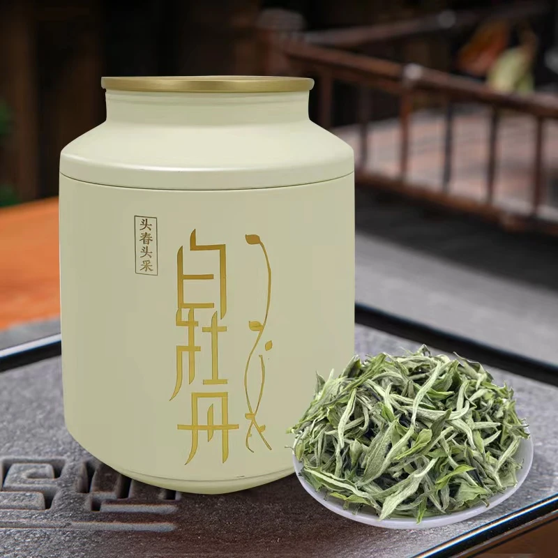 福鼎白茶2022年特级白牡丹散茶250克罐装 一芽一两叶花香清香清甜