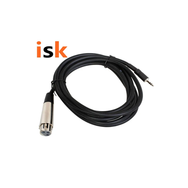ISKC4电容麦克风专用音频线材镀金设计长度立体声