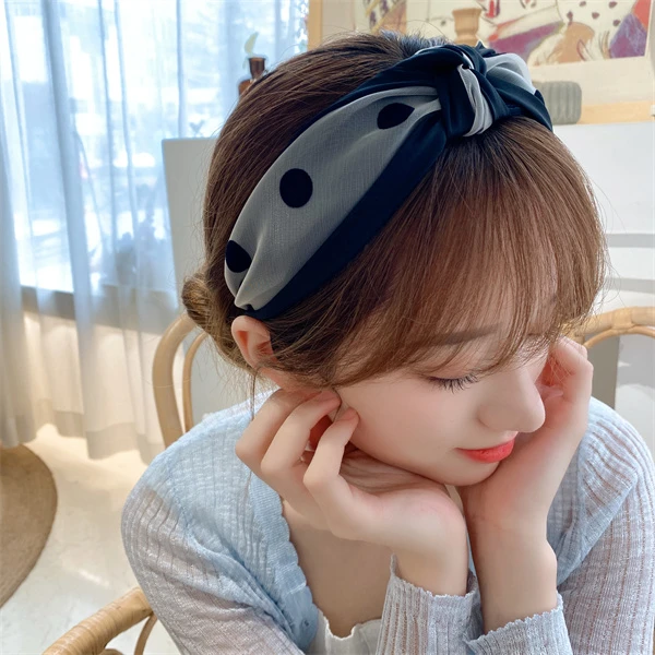 Pink Girl   F286韩式欧根纱宽边发箍超仙时尚气质可爱百搭网纱