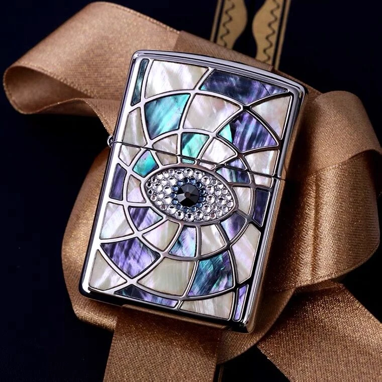 ZIPPO/之宝zippo打火机太仓版-ZCBCE-72施华洛世奇水晶眼中人TCJ1