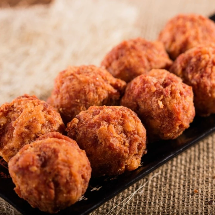 果木熏烤-哈尔滨东北特产猪肉特色营养精品肉丸子500g/袋