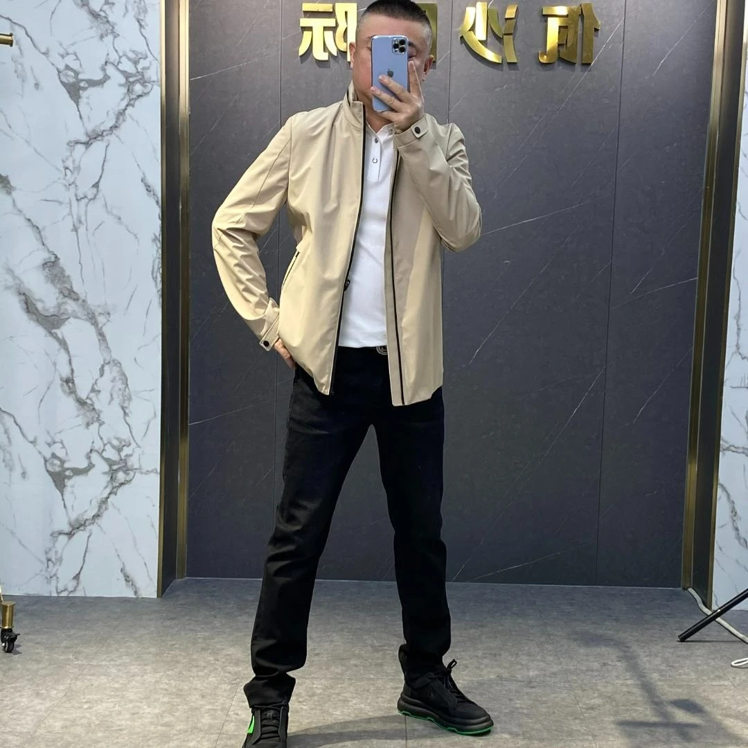 【92216005】佤沙服饰春季商务轻薄透气休闲夹克